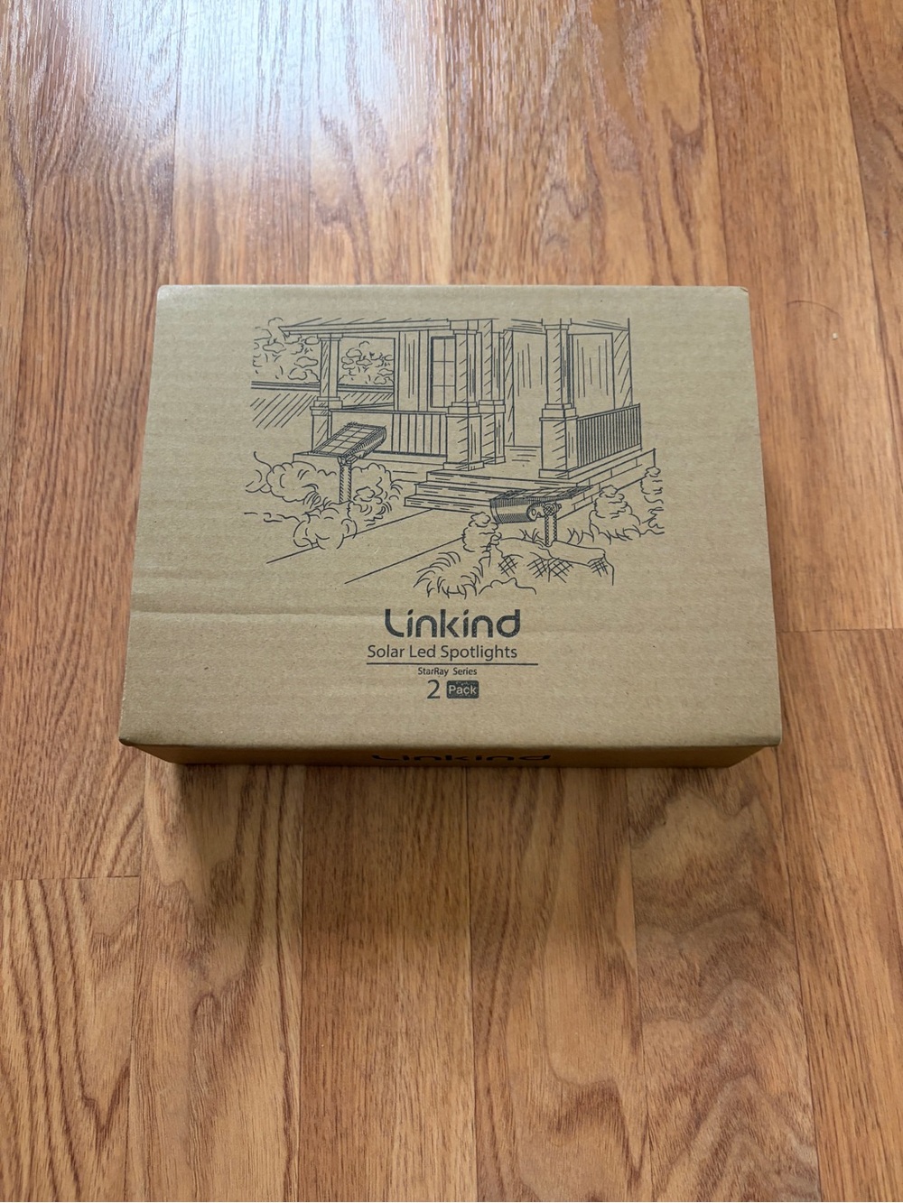 Linkind Solar LED Landscape Spotlights - 2 Pack - Brand New in Box